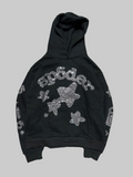 Sp5der Rhinestone Beluga Hoodie