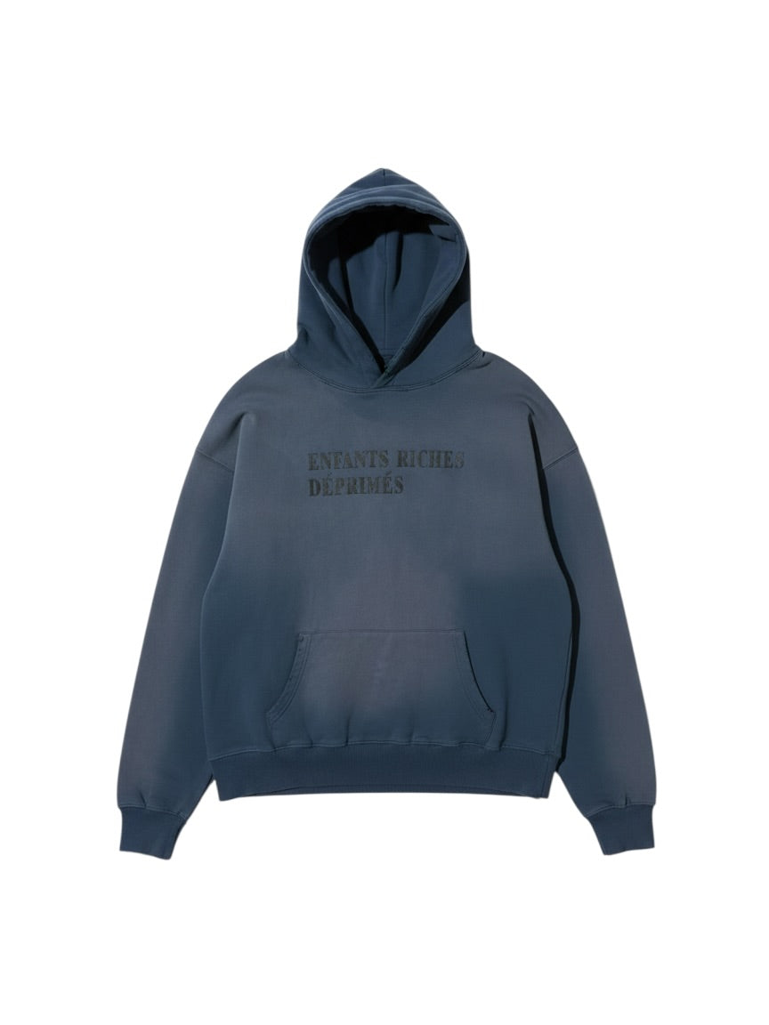ERD Blue Distressed Hoodie